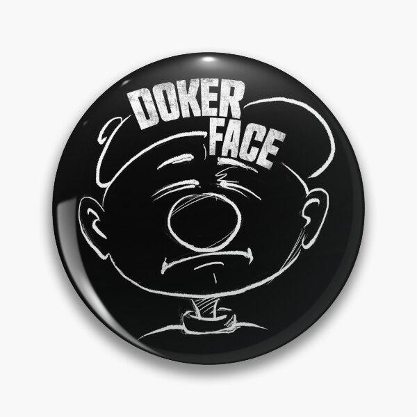 Item preview, Doker face on black designed and sold by burbuja.