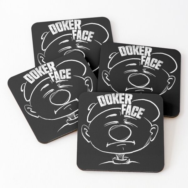 Item preview, Doker face on black designed and sold by burbuja.