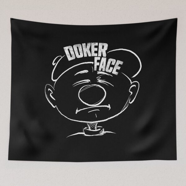 Item preview, Doker face on black designed and sold by burbuja.