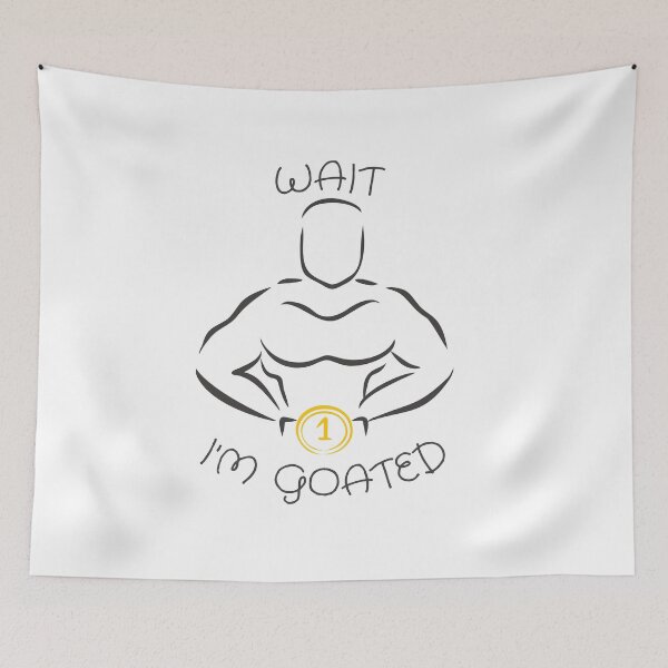Item preview, Wait I'm Goated designed and sold by Wordsmith-Wear.