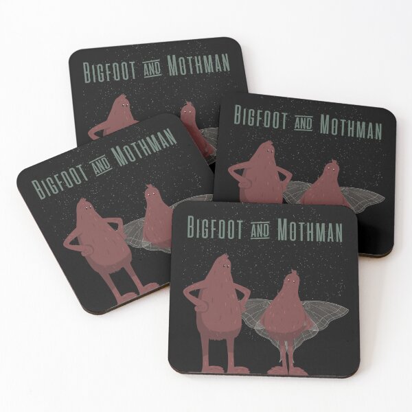 Item preview, Bigfoot and Mothman designed and sold by AdorableAura.