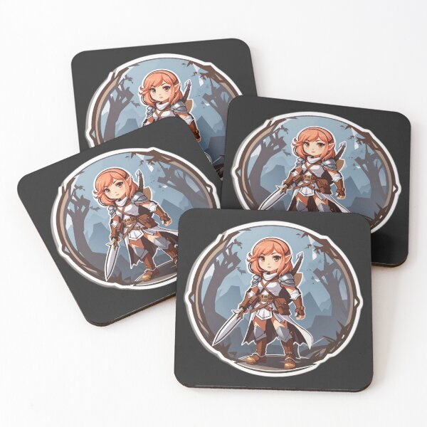 Item preview, Sword-Swinging Heroic Figure, Chibi fighter designed and sold by DBPauwels.