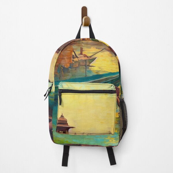 Item preview, Sunrise View in a Medieval Hindu Port City designed and sold by safasenart.