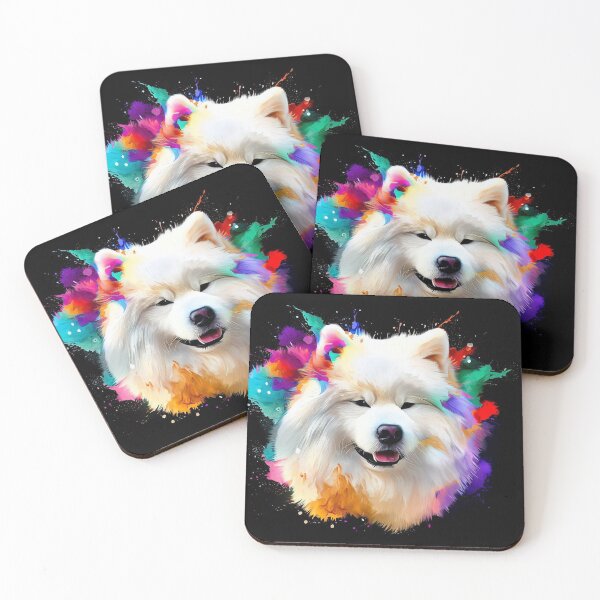 Item preview, Samoyed Dreams Splash Art designed and sold by The Digital Compass.
