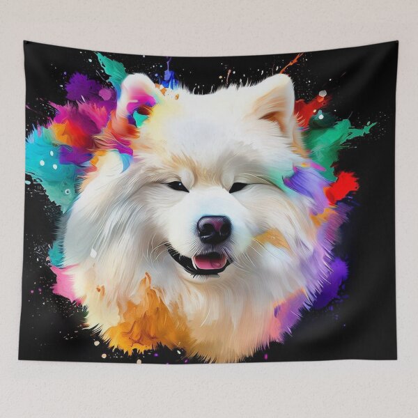 Item preview, Samoyed Dreams Splash Art designed and sold by The Digital Compass.
