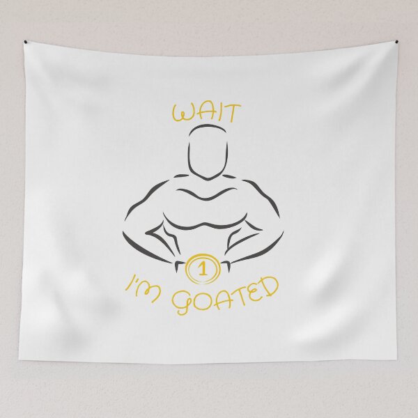 Item preview, Wait I'm Goated designed and sold by Wordsmith-Wear.