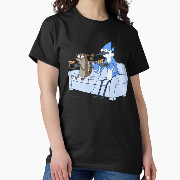 Item preview, Mordecai and Rigby Pizza and Video Games designed and sold by karamram.