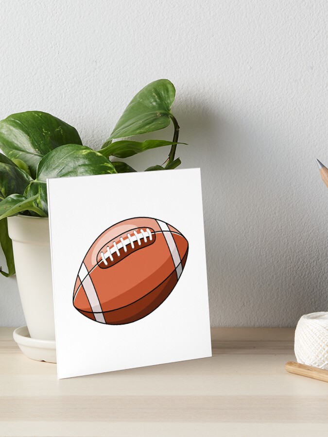 American football ball' Art Board Print for Sale by Mashusha-art