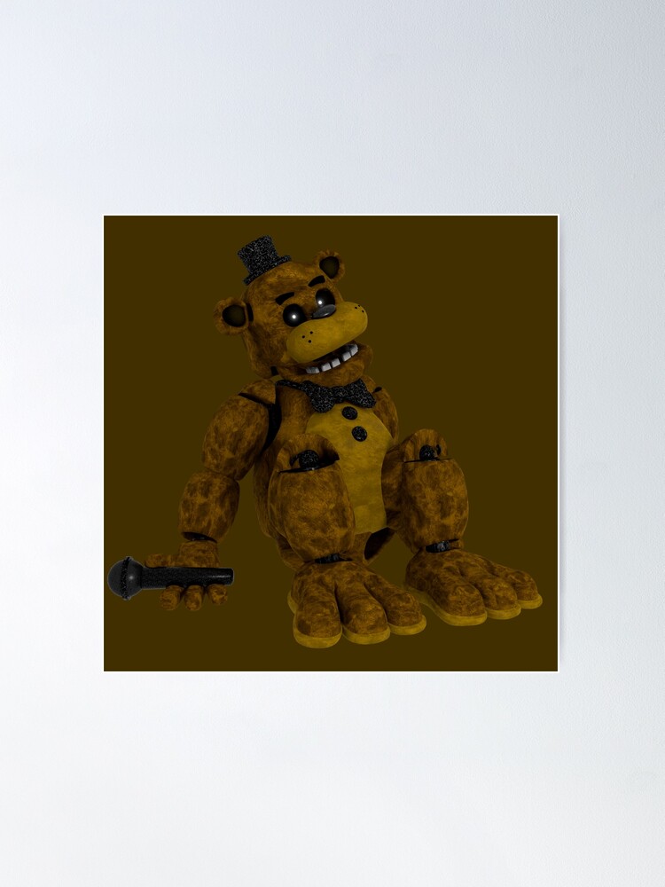 Golden Freddy FNAF 1 Render Sticker by Angel300-LQ