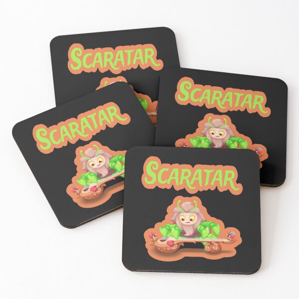 Item preview, Funny My Singing Monster game green rare halloween my singing monsters game  designed and sold by Zinb Zanoba.