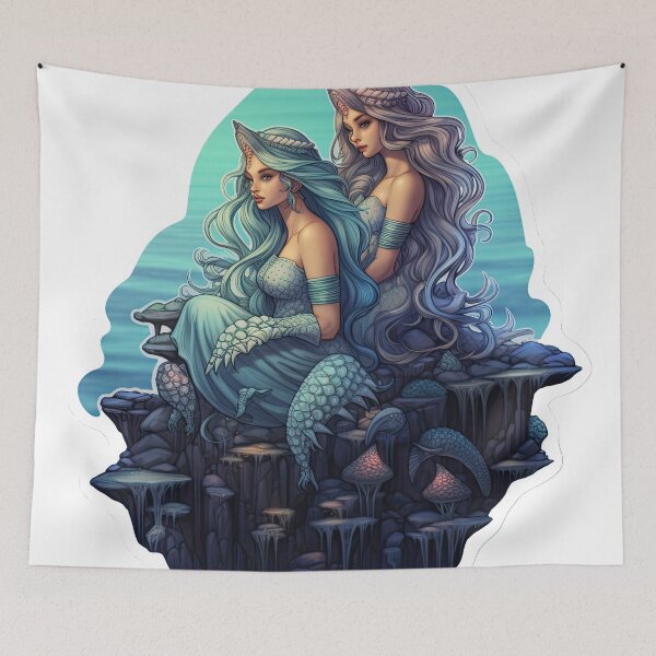 Item preview, Two beautiful mermaids  designed and sold by abmkf.