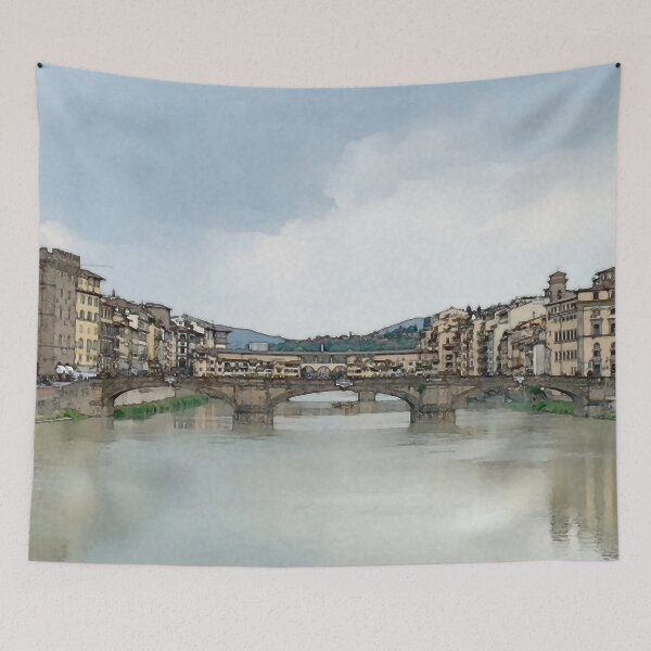 Item preview, Florence Italy And The Arno River designed and sold by KirtTisdale.