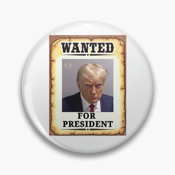 Item preview, Trump Mugshot Wanted For President designed and sold by apricot-tees.