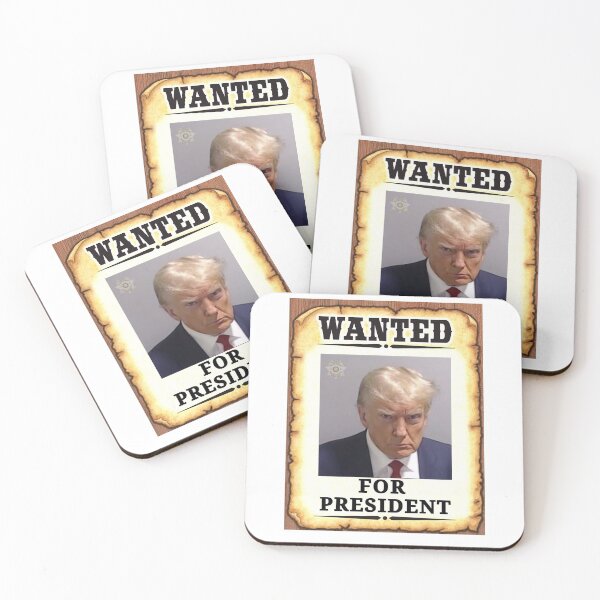 Item preview, Trump Mugshot Wanted For President designed and sold by apricot-tees.