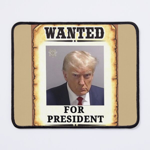 Item preview, Trump Mugshot Wanted For President designed and sold by apricot-tees.