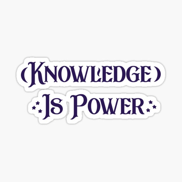 Item preview, Knowledge is power designed and sold by mothernatural.