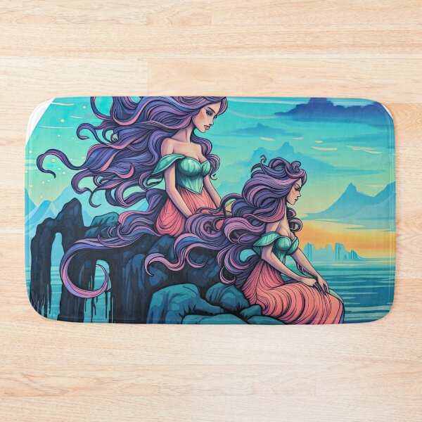 Item preview, irs with purple hair look into the water designed and sold by abmkf.