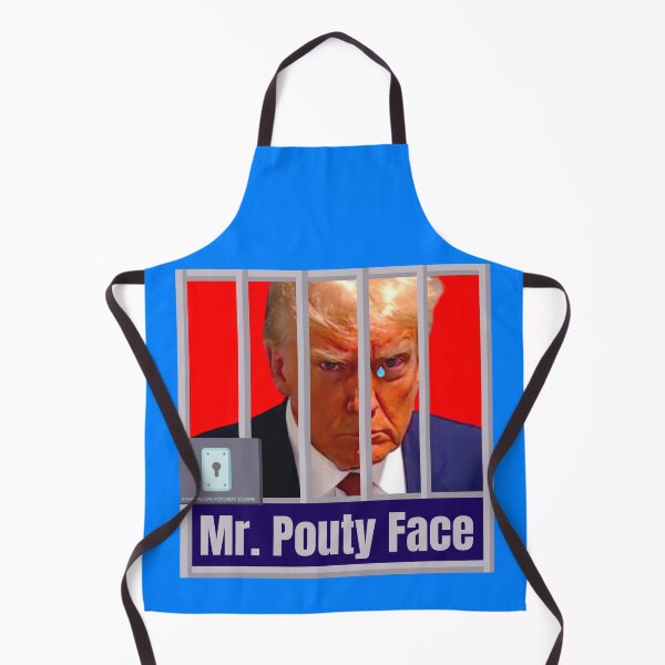 Item preview, PMD01047 Progressive Movement Designs Trump Mugshot Mr. Pouty Face design for liberal Democrat resistance for liberals Democrats or progressives against MAGA Republicans political parody humor designed and sold by ProgressiveLeft.