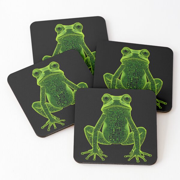 Item preview, Sci-Fi Pixel Art Frog designed and sold by RibbitFans101.