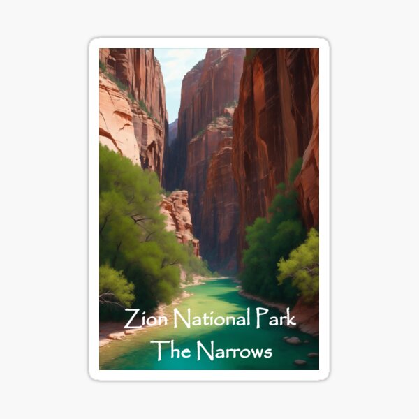 Vista previa del artículo con la obra «Parque Nacional Zion Los Estrechos», diseñado y vendido por CDC40.