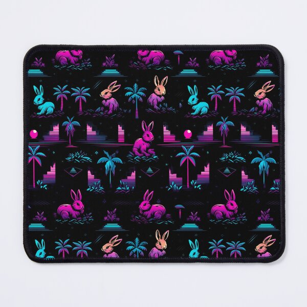 Item preview, Retrogaming Synthwave  Bunnies designed and sold by MyBunnyverse.