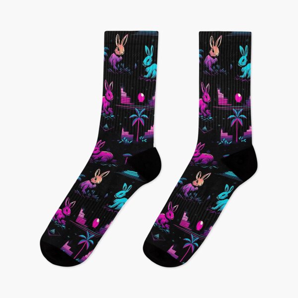 Item preview, Retrogaming Synthwave  Bunnies designed and sold by MyBunnyverse.