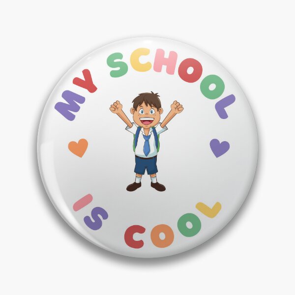Item preview, My school is cool, back to school pattern designed and sold by SupernovaSun.