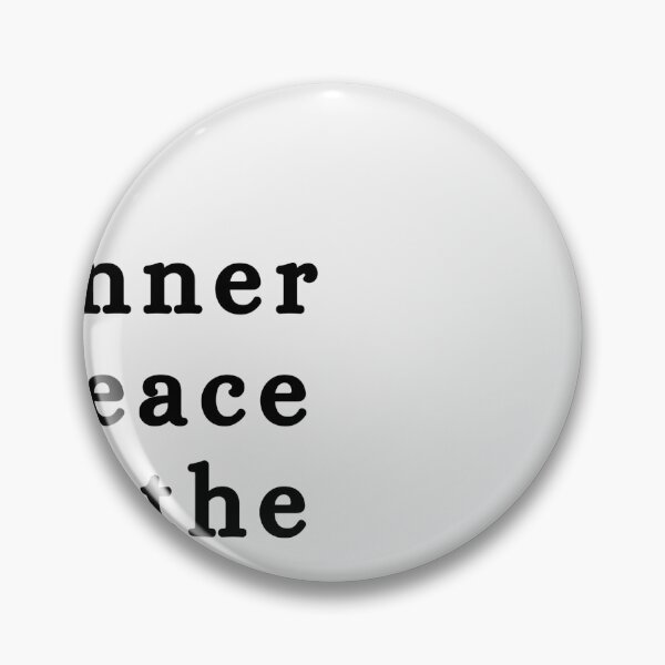 Item preview, "Inner Peace is the New Rich" quote designed and sold by bschwarz23.