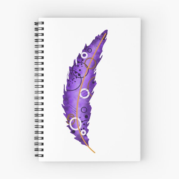 Item preview, Purple feather designed and sold by NicoleFehrArt.