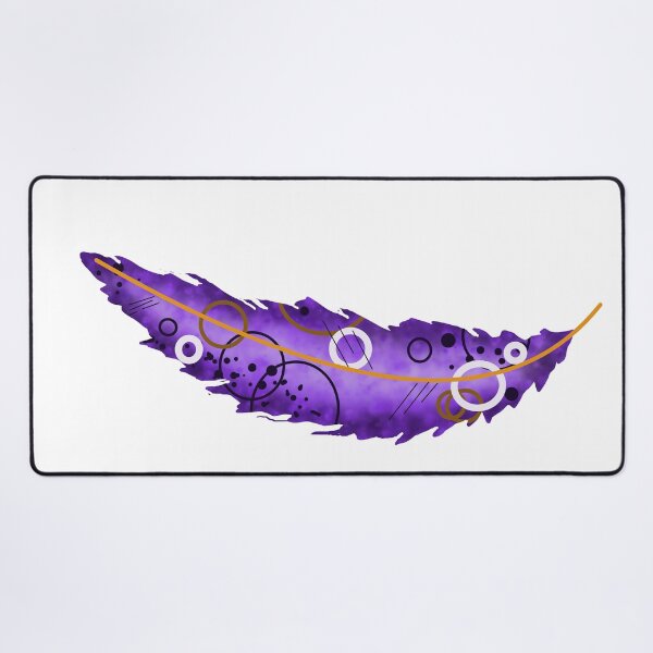 Item preview, Purple feather designed and sold by NicoleFehrArt.