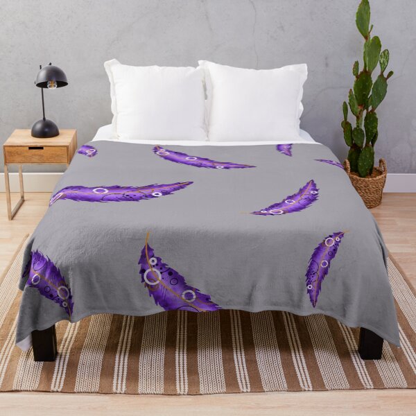 Item preview, Purple feather designed and sold by NicoleFehrArt.