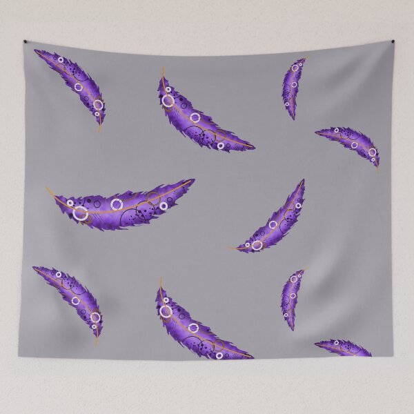 Item preview, Purple feather designed and sold by NicoleFehrArt.