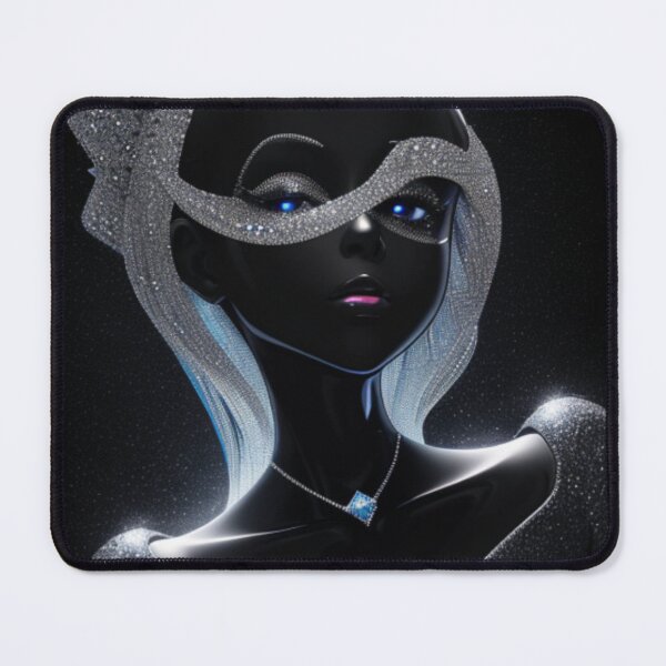 Item preview, Beauty barby black with jewelry diamond shiny designed and sold by mhamdy1986.
