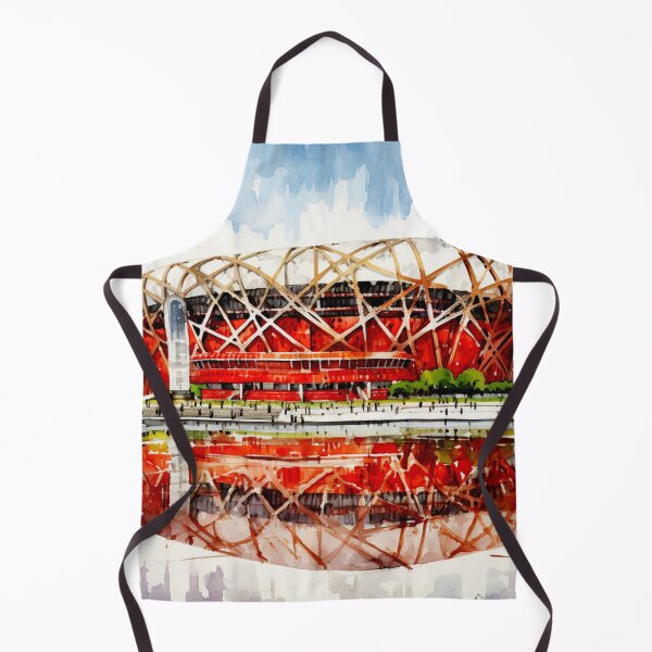Item preview, A Watercolor Design of Beijing National Stadium - China designed and sold by Sketch-Shack.