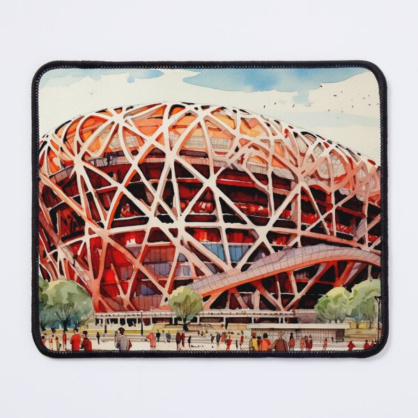 Item preview, A Watercolor Design of Beijing National Stadium - China designed and sold by Sketch-Shack.