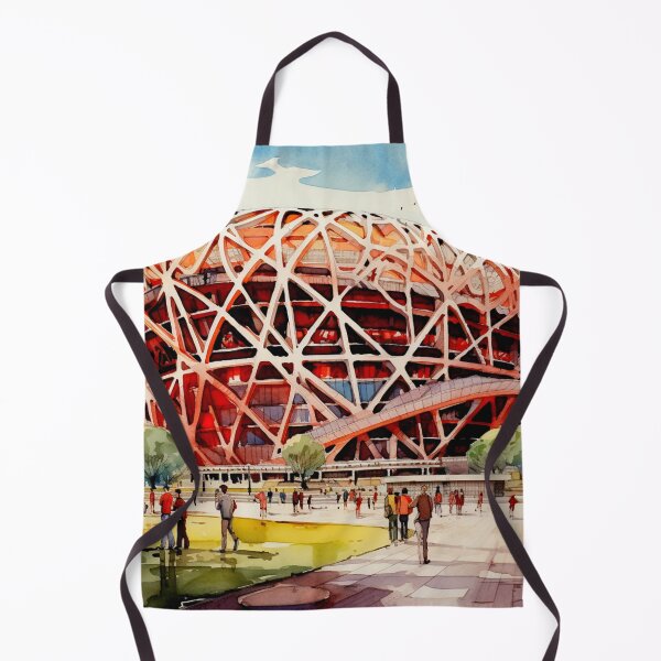 Item preview, A Watercolor Design of Beijing National Stadium - China designed and sold by Sketch-Shack.