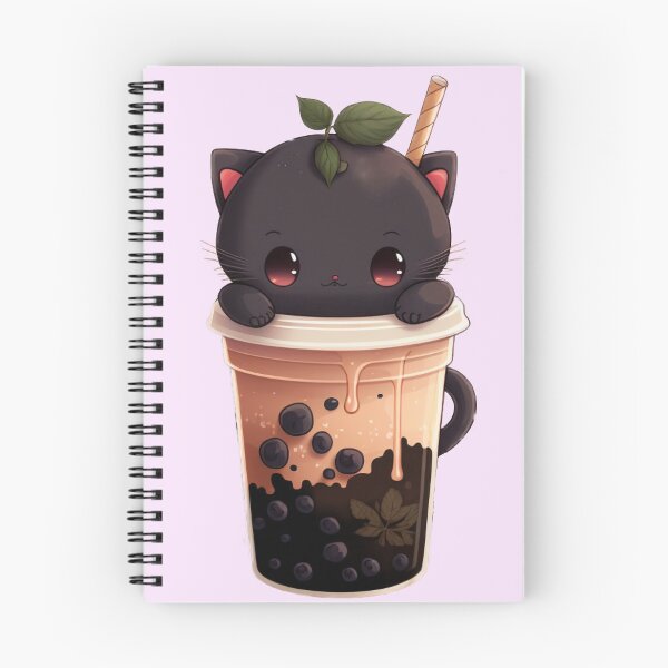 Item preview, Chibi style bubble tea cute cat designed and sold by Acim0.