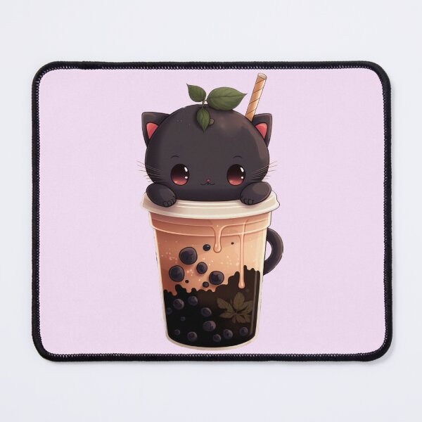 Item preview, Chibi style bubble tea cute cat designed and sold by Acim0.