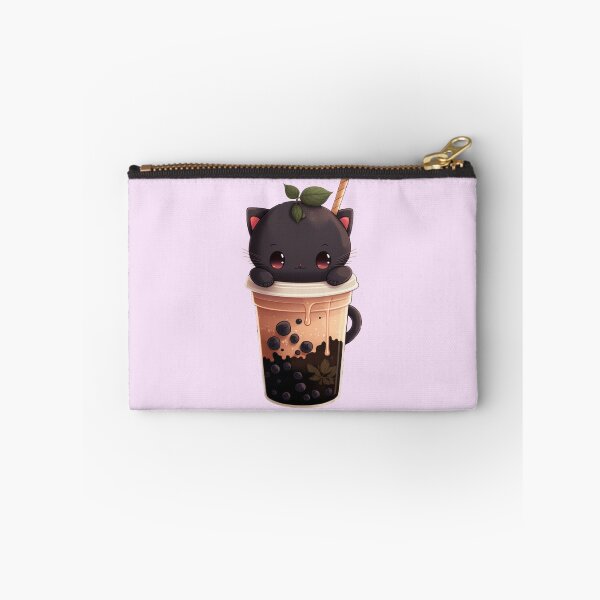 Item preview, Chibi style bubble tea cute cat designed and sold by Acim0.