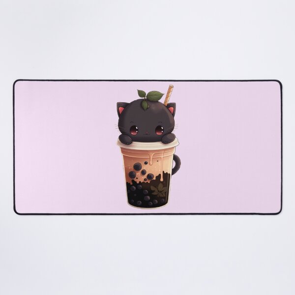 Item preview, Chibi style bubble tea cute cat designed and sold by Acim0.