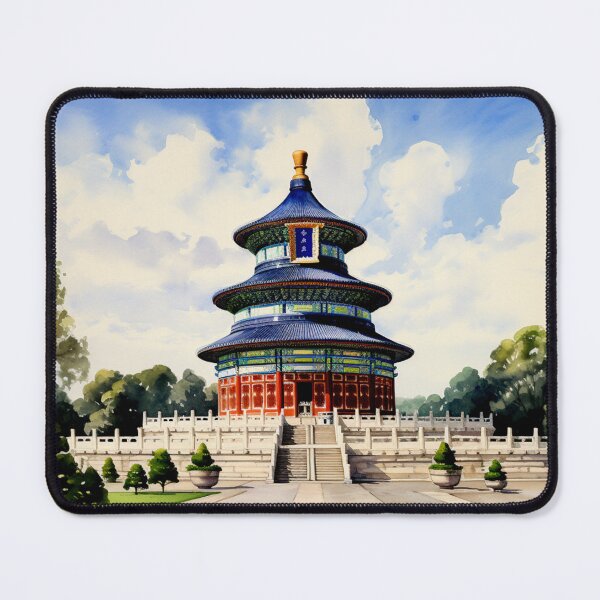 Item preview, A Watercolor Design of Beijing Temple of Heaven - China designed and sold by Sketch-Shack.
