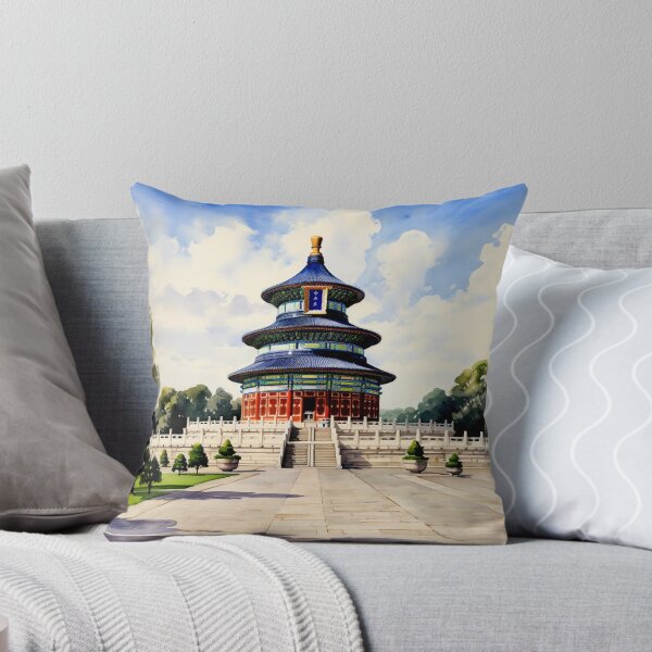 Item preview, A Watercolor Design of Beijing Temple of Heaven - China designed and sold by Sketch-Shack.