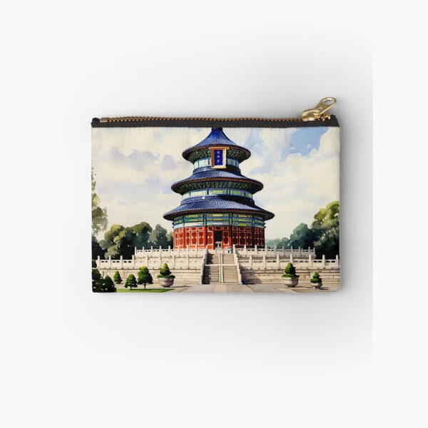 Artikelvorschau, Ein Aquarell-Design des Himmelstempels in Peking – China entworfen und verkauft von Sketch-Shack.