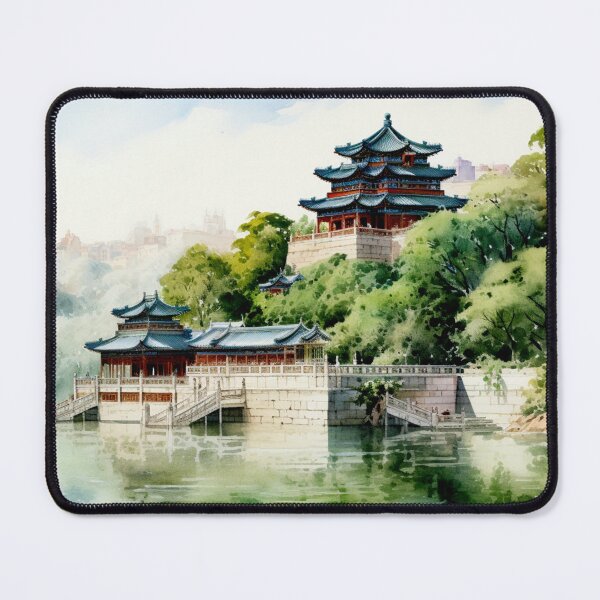 Item preview, A Watercolor Design of Beijing Summer Palace - China designed and sold by Sketch-Shack.