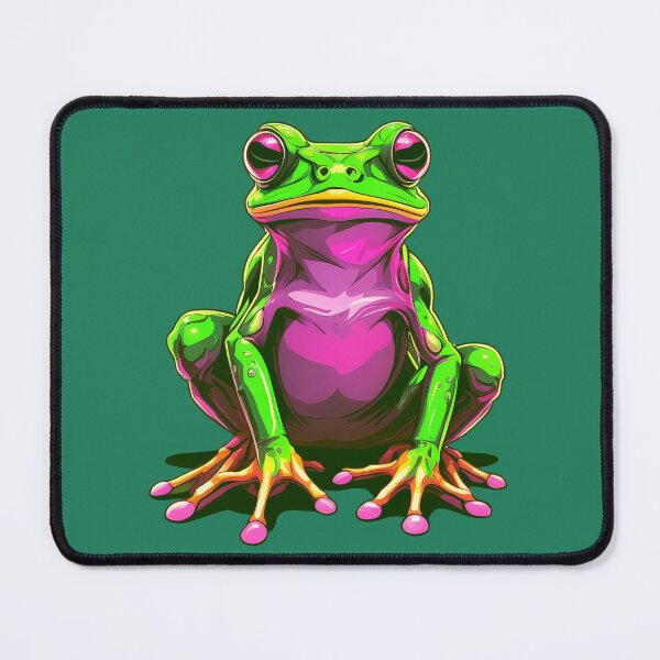 Item preview, Neon frog, comic drawing, colorful designed and sold by Time4Space.