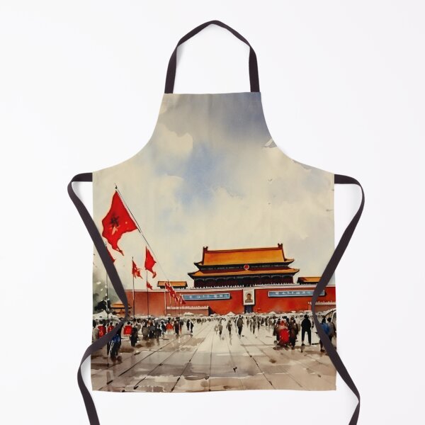 Item preview, A Watercolor Design of Beijing Tiananmen Square - China designed and sold by Sketch-Shack.
