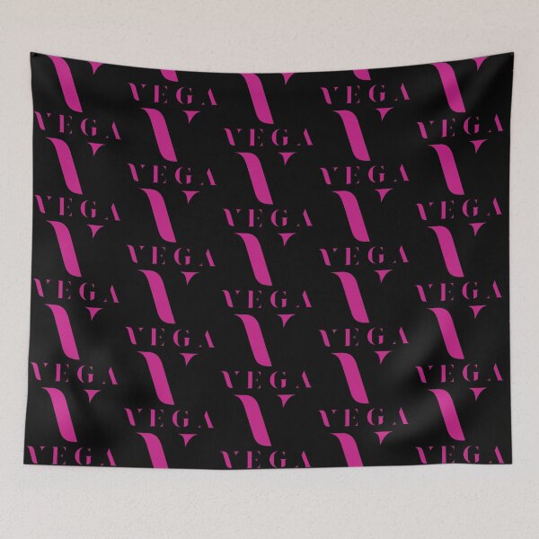 Item preview, V - VEGA - Logo & Font Fucsia Pattern designed and sold by Simone Morana Cyla.