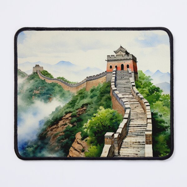 Item preview, A Watercolor Design of The Great Wall of China - China designed and sold by Sketch-Shack.
