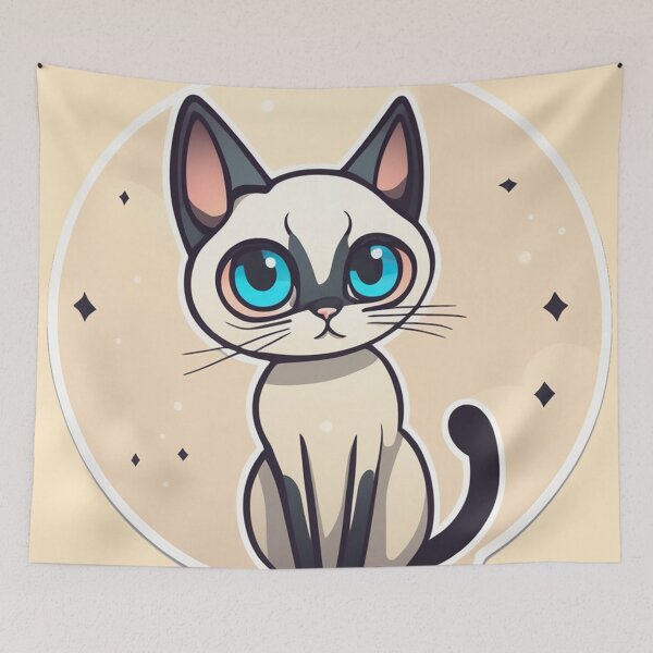 Item preview, Cute Funny Siamese Cat for Cat Mom, Dad, Parent, Parents, and Cat Lovers Lover designed and sold by shypixels.