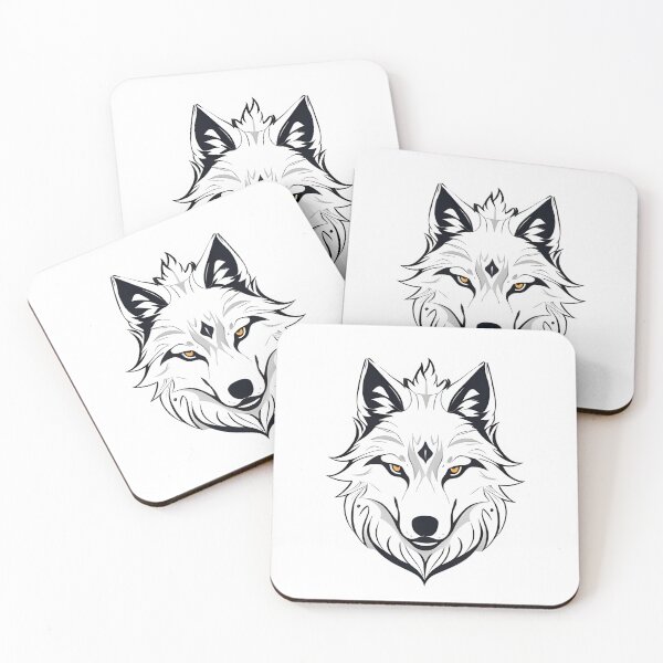Item preview, white wolf designed and sold by SketchysDESIGNS.